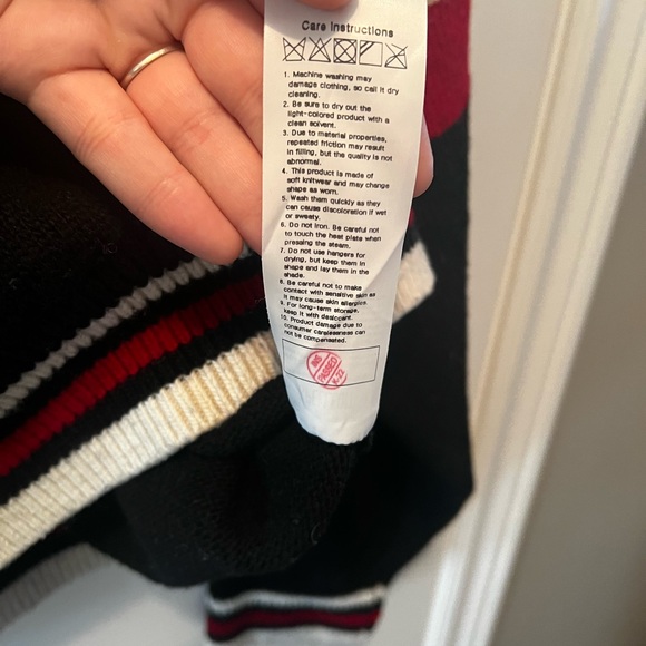 Spelled it striped polo quarter button pullover - Picture 12 of 13